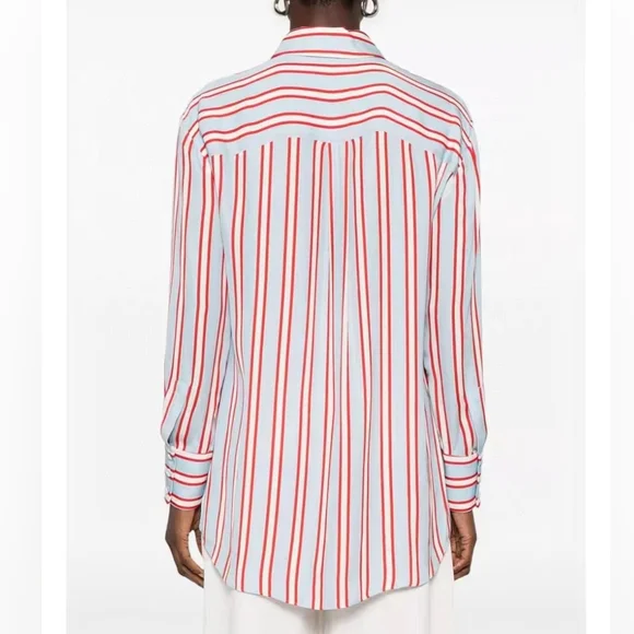 Alice+olivia DIMITRA OVERSIZED BUTTON DOWN - Picture 4 of 15